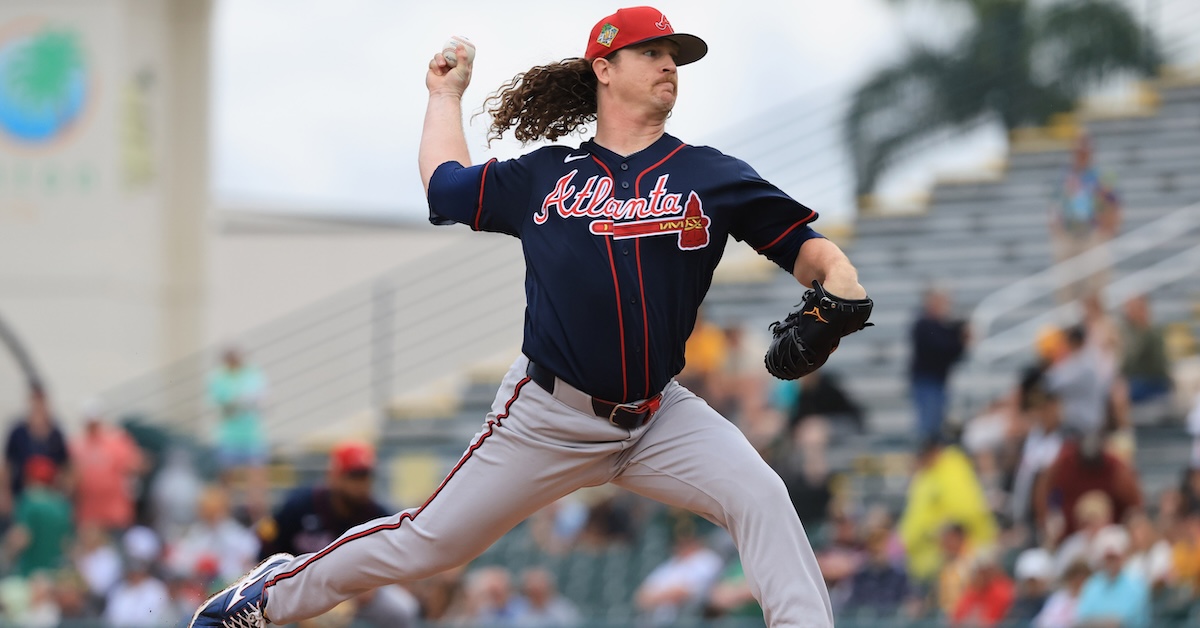Atlanta Braves starting pitcher Grant Holmes (66) throws a pitch during the first inning against the Pittsburgh Pirates at LECOM Park.